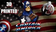 3D Printed & Airbrushed 17" Captain America Bust | Myminifactory |