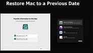 How to Restore Mac to a Previous Date with Time Machine/Migration Assistant/Recovery Software