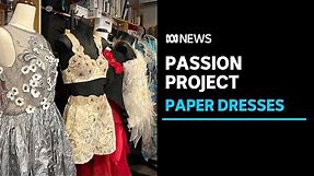 Dresses made from paper a passion for Tasmanian artist Stephanie Reynolds | ABC News