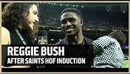 Reggie Bush Talks Saints Fans After Induction Into Saints Hall of Fame | New Orleans Saints Football