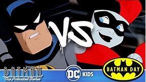 Batman vs Harley Quinn! | Batman: The Animated Series | @dckids​