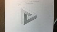How to draw "Impossible Triangle" using Isometric Projection.