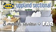 IKEA UPPLAND SECTIONAL REVIEW + FAQ