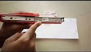 How to refill stapler pins // How to insert pins in the stapler//stapler ma pin kisa dala