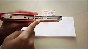 How to refill stapler pins // How to insert pins in the stapler//stapler ma pin kisa dala