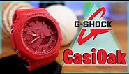 G-SHOCK CasiOak Red GA2100-4A Full Watch Review