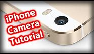 How To Use The New iPhone 5s/5c/5 Camera - iOS 7 Camera App Tutorial