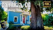 [4K] Cambria, CA Historical Walking Tour - WITH CAPTIONS