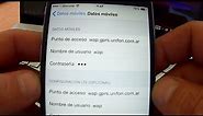 Configuracion APN iPhone 6 movistar argentina 4G