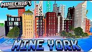 Minecraft PE Maps - Mine York City - City Map with Download for MCPE 1.0 / 0.16.0 / 0.17.0