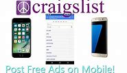 How to Post Ads On Craigslist With Your Phone (Mobile)