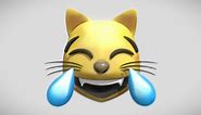 Laughing Cat Emoji - Download Free 3D model by Tom Johnson (@Brigyon)