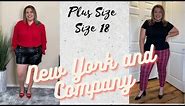 New York and Company | Plus Size Haul | Size 18 #Newyorkandco #Plussize #FallHaul