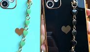 BANAILOA Cute iPhone 11 Heart Case With Chain