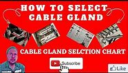 How to select cable gland size | Cable gland selection | Cable Gland Size Chart
