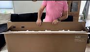 2023 Samsung 65" S95C unboxing and wallmounting
