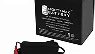 Mighty Max Battery YTX16-BS 12V 14AH Battery for Suzuki LTA500F Vinson + 12V 4Amp Charger