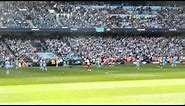 Aguero winning goal from East Stand Lower