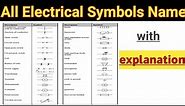 All electrical symbols with explanation | symbols for electrical drawing | elecricपुर