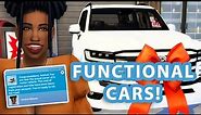 Make LorySims' Cars FUNCTIONAL in The Sims 4