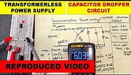 {680} Transformerless Power Supply Circuit, Capacitor Dropper Circuit
