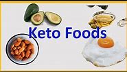 Keto Food List/Ketogenic Food List/Keto Food for Weight Loss