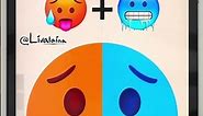 Hot vs Cold 🥵+🥶 Mixing emoji #satisfying #drawing #emoji #procreate #emojichallenge #digitalart