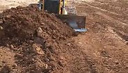 Fantastic Action!!! Agricultural Land Management Project: Mighty Bulldozer Pushes Soil With Dump Truck Delivering Soil