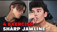 4 Simple Exercises to Get a Sharp Jawline Quickly