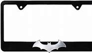 Batman Bat 3D Black License Plate Frame