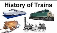 History of trains, locomotives, and railroads