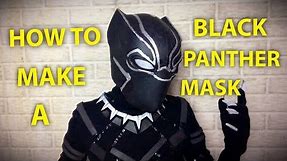 Make a DIY Black Panther Mask!