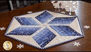How to Use the 60º Diamond Ruler to Make a Table Topper | Shabby Fabrics Tutorials