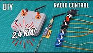 Making a 2400 meters LONG RANGE 8-Channel & Digital Trim Radio Control For RC Models. PART-2