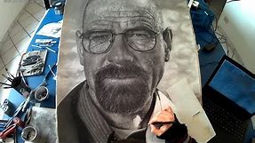 DRAWING HEISENBERG from Breaking Bad - Hyperealistic Pencil drawing