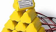Coonyard (10-Pack) 3.6V 900mAh AA ELB-B001 NiCad Battery Replacement for Lithonia Unitech 0253799 ANIC1566 ELBB001 AA900MAH Emergency/Exit Light/Fire Exit Sign