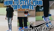 How to Style The Off-White Jordan 1 UNC's 🔥 #OFFWHITE #JORDANS