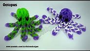 Rainbow Loom Octopus Figure Charm