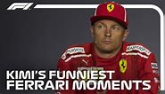 Kimi Raikkonen's Funniest Moments at Ferrari