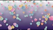 1 HOUR! ~ Screensaver ~ Valentine's Day ~ Falling Candy Hearts ~ Perfect for Romantic Evenings too!