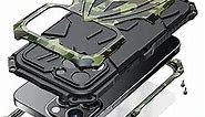 Lunivop for iPhone 15 Pro Max Case Heavy Duty Protection Rugged Screw Full Body Military Grade Metal Bumper Rubber with Hard Durable Phone Cases Cover Men Armor 2023 (Camouflage)