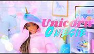 DIY - How to Make: Doll UNICORN Onesie | Recycled Craft | Christmas Gift Idea