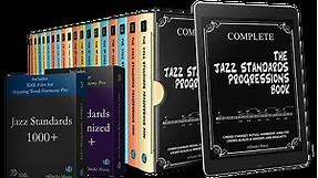The Jazz Standards Progressions Book in 18 Volumes (PDF & Paperback)