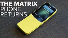 Nokia 8110 - the slider phone from 'The Matrix' - returns