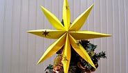 How to fold a star, for Christmas tree or decoration