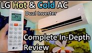 LG Hot & Cold Dual Inverter Split AC | In-Depth Review | (Copper, 4-way swing, 5-in-1 Convertible)