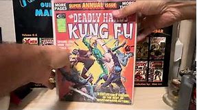 The Complete 1-33 Set of The Deadly Hands of Kung Fu Magazine From 1974. Fabulous Painted Covers!