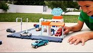 Matchbox Car Wash BUILD AND PLAY | CONSTRUCTION | FAST AND FURIOUS TOONED | Batmobile Wash