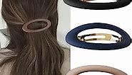 Large Hair Barrettes for Women Matte Ellipse for Thin Hair French Barrette Hair Cute Hair Styling Clips Non Slip Strong Hold Vintage Hair Accessories Gifts for Women Girls