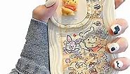 iFiLOVE for iPhone 14 Pro Winnie The Pooh Case with Sliding Camera Protection, Girls Kids Boys Women 3D Cute Cartoon Bear Piglet Bling Flowing Liquid Quicksand Glitter Case Cover for iPhone 14 Pro